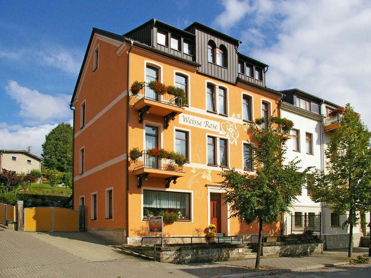 Pension Weisse Rose, Parkplatz, Fruehstueck, Wlan, Zentral Bad Elster Dış mekan fotoğraf
